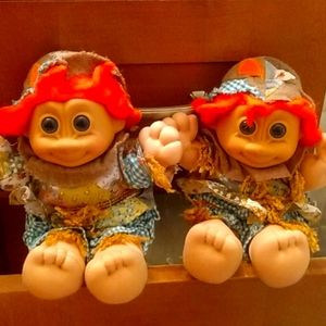 Vintage Wizard of Oz Scarecrow Troll